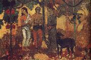 Paul Gauguin Holiday preparations Sweden oil painting artist